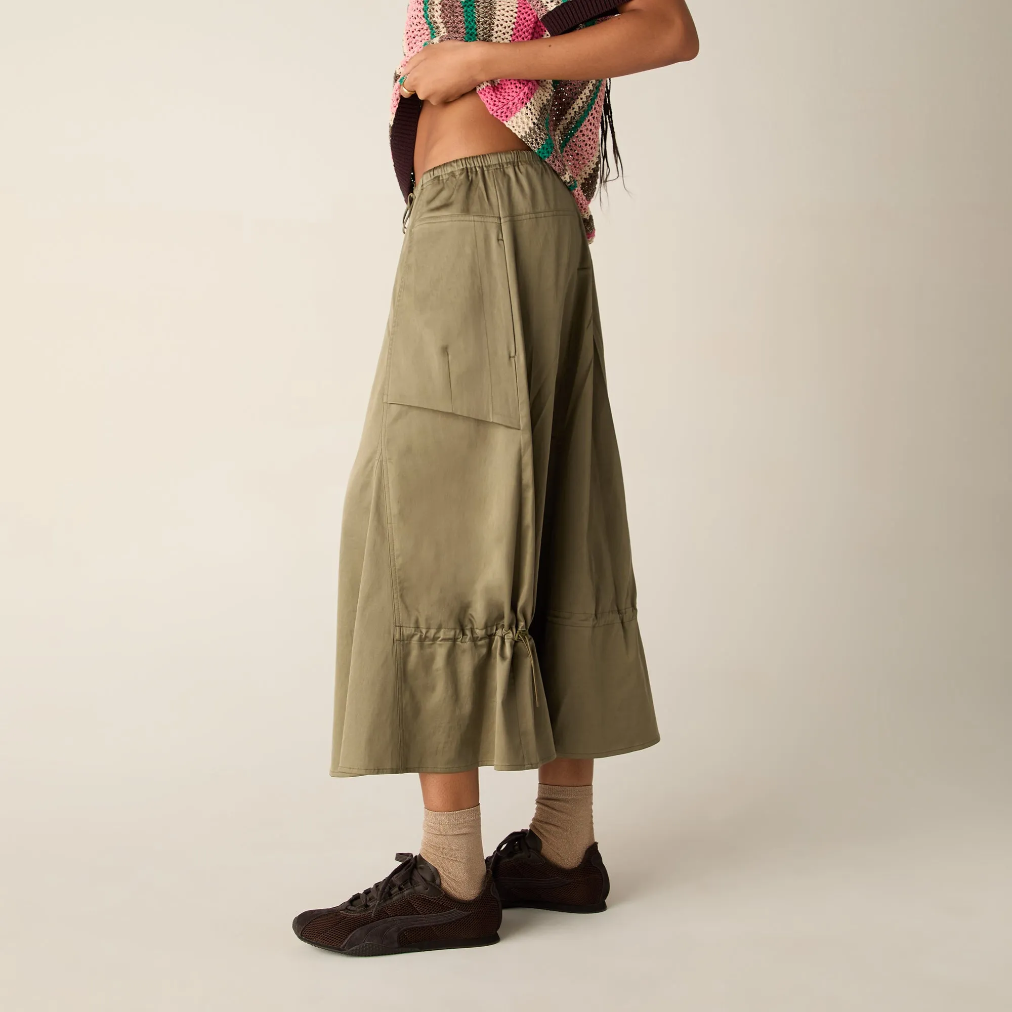 Neat Style Tropical theme Kith Women Kyo Utility Maxi Skirt - Canopy