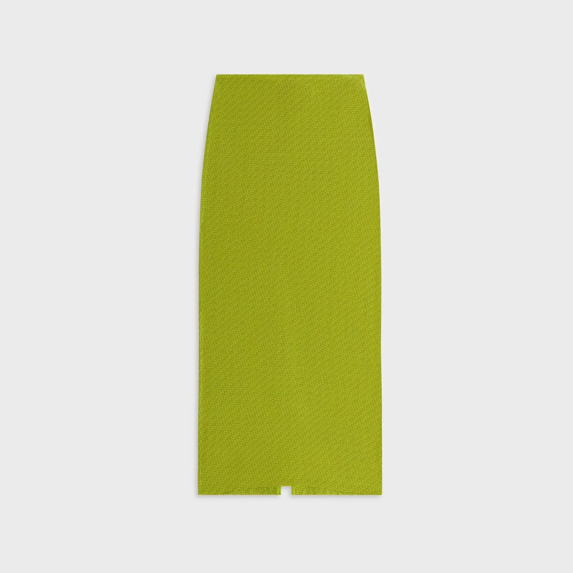 Non Irritating Texture Outfit Focused Kith Women Mila Micro Monogram Maxi Skirt - Pistachio