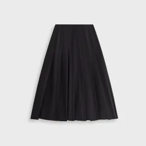 Tailored Cut Limited Edition Kith Women Nadira Nylon Pleated Skirt - Black