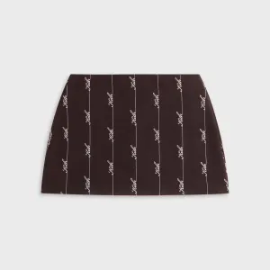 Animal Print Kith Women Sven Pique Logo Knit Skort - Incognito