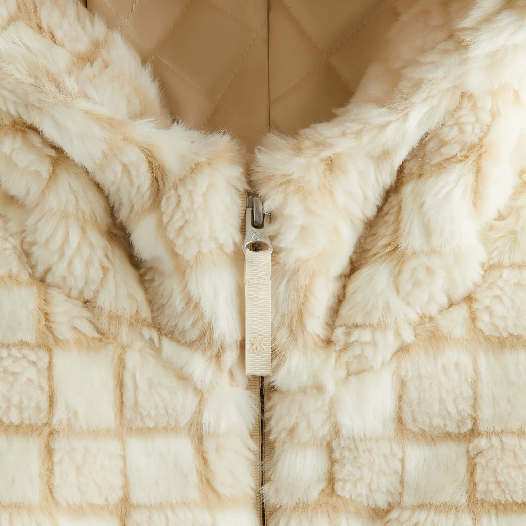 Kith Women Toshi Checked Teddy Bomber - Veil Adaptive Tension Bands NonIrritatingLining