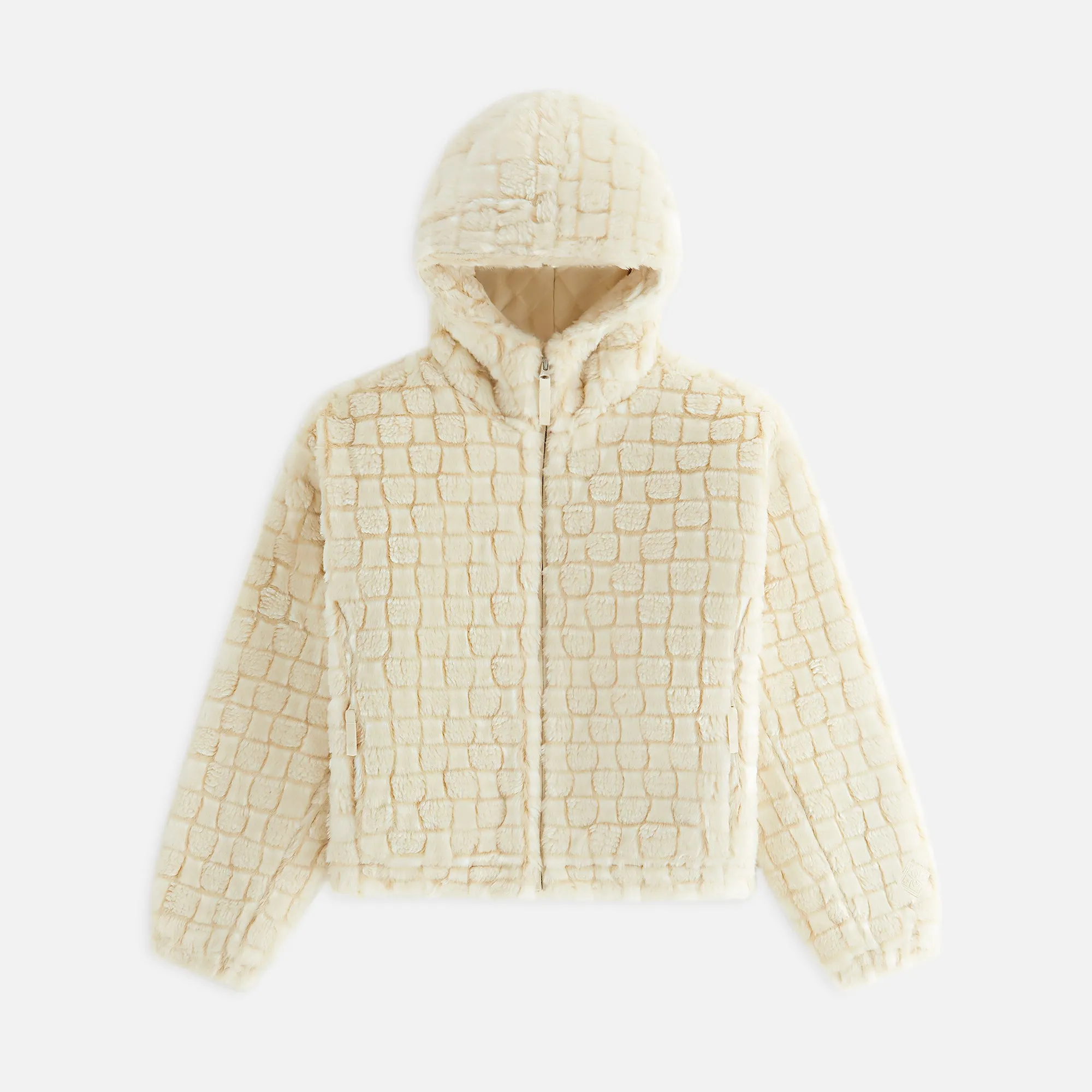 Smart Casual Kith Women Toshi Checked Teddy Bomber - Veil