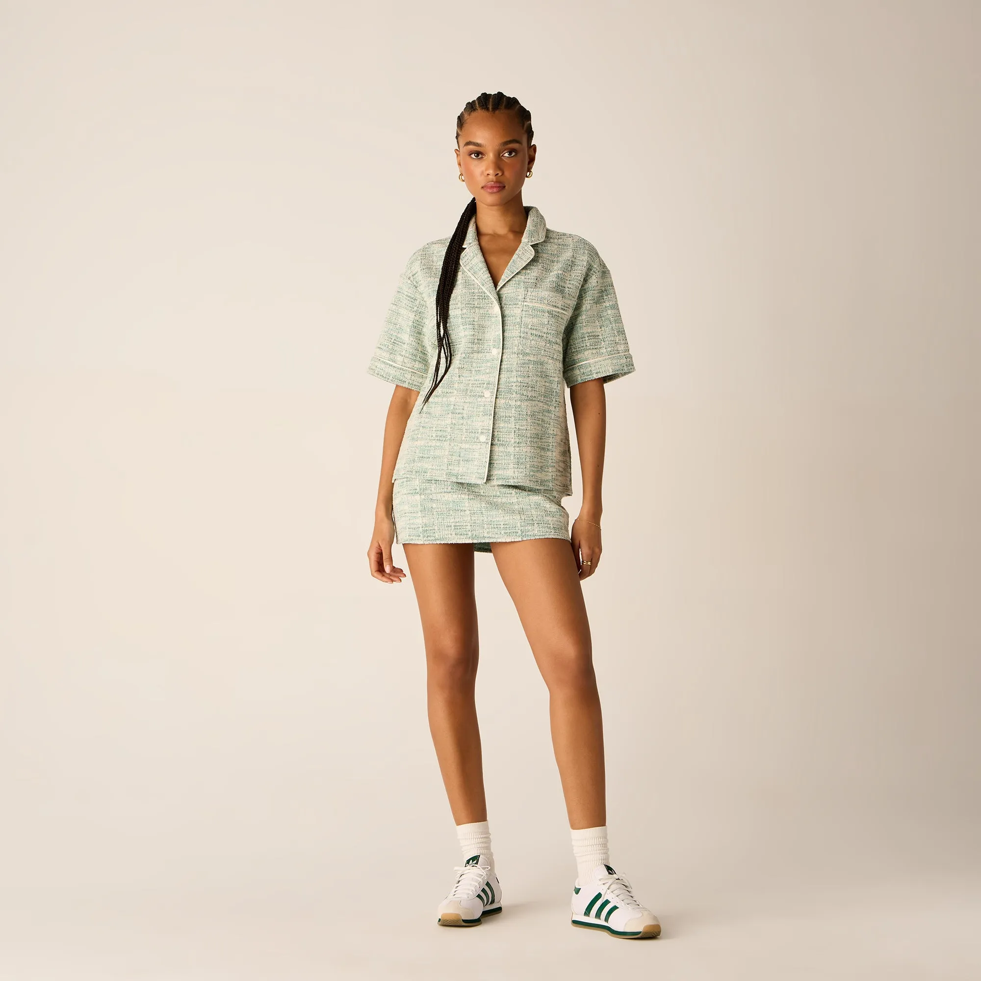 Easy Layers Kith Women Tweed Sven Skort - Mykonos