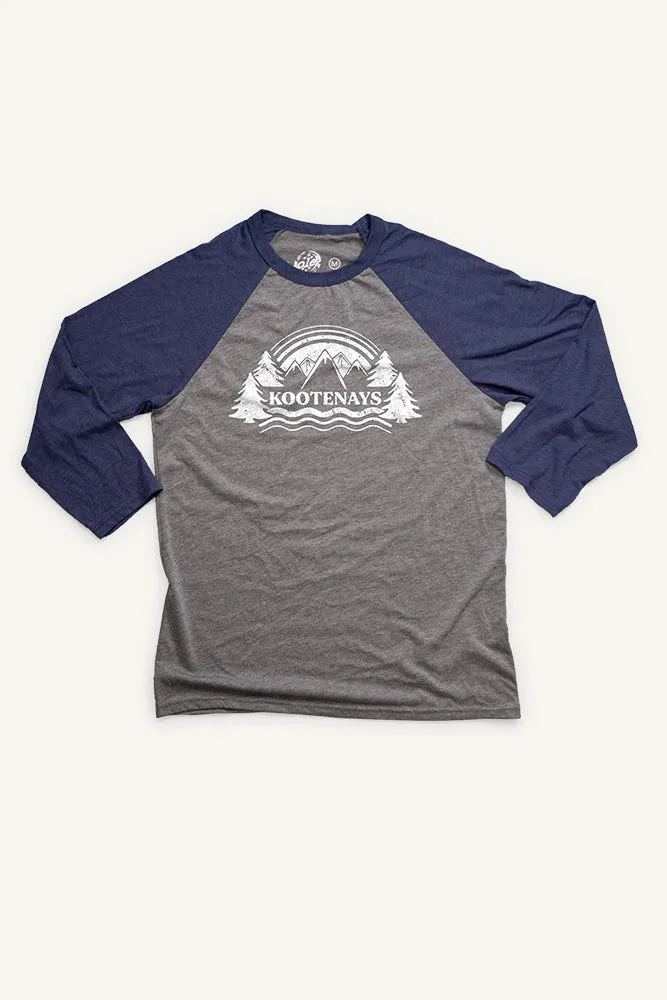 Kootenays Baseball Shirt (Unisex) suitable for all genders AllWeatherComfort