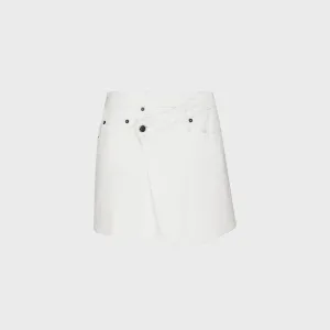 Ksubi Rap Skirt Curve - Ecru Performance Outfit