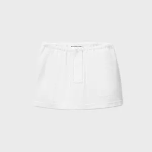 Chic Fit Outfit Shot T by Alexander Wang Mini Deconstructed Polo Skort - Vintage White