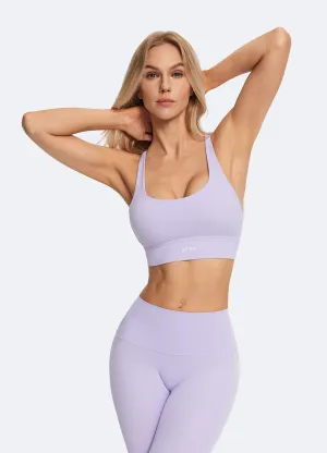 Lavender Strappy Back Top Flexible Support Frame