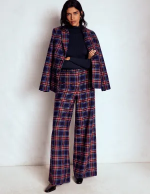 ReverseCoil Zipper PreShrunk Material Emilia Cotton Roll Neck Jumper-Navy