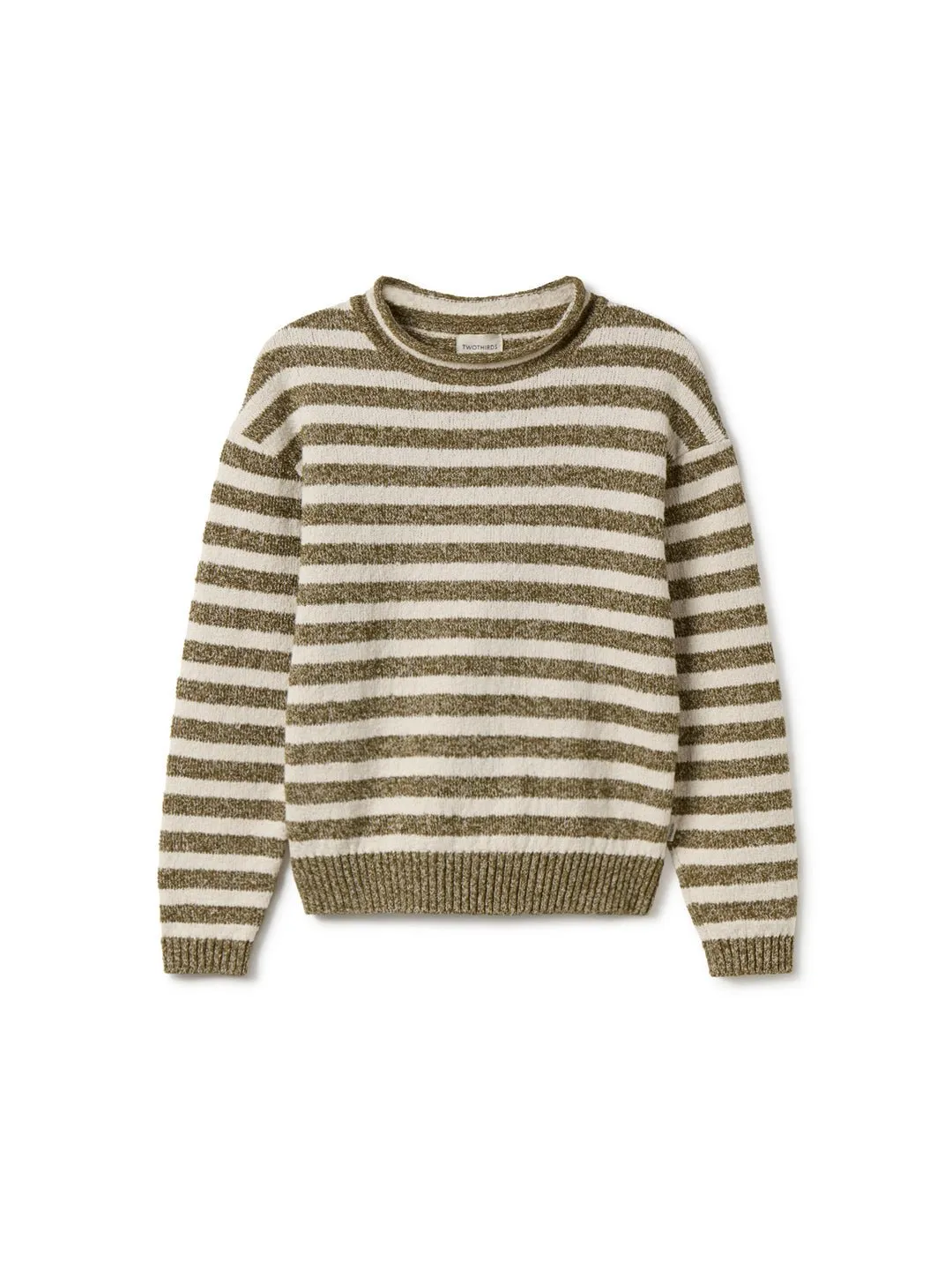 Tigalda - Light Khaki Ribbed Collar Detail UVProtective Layer