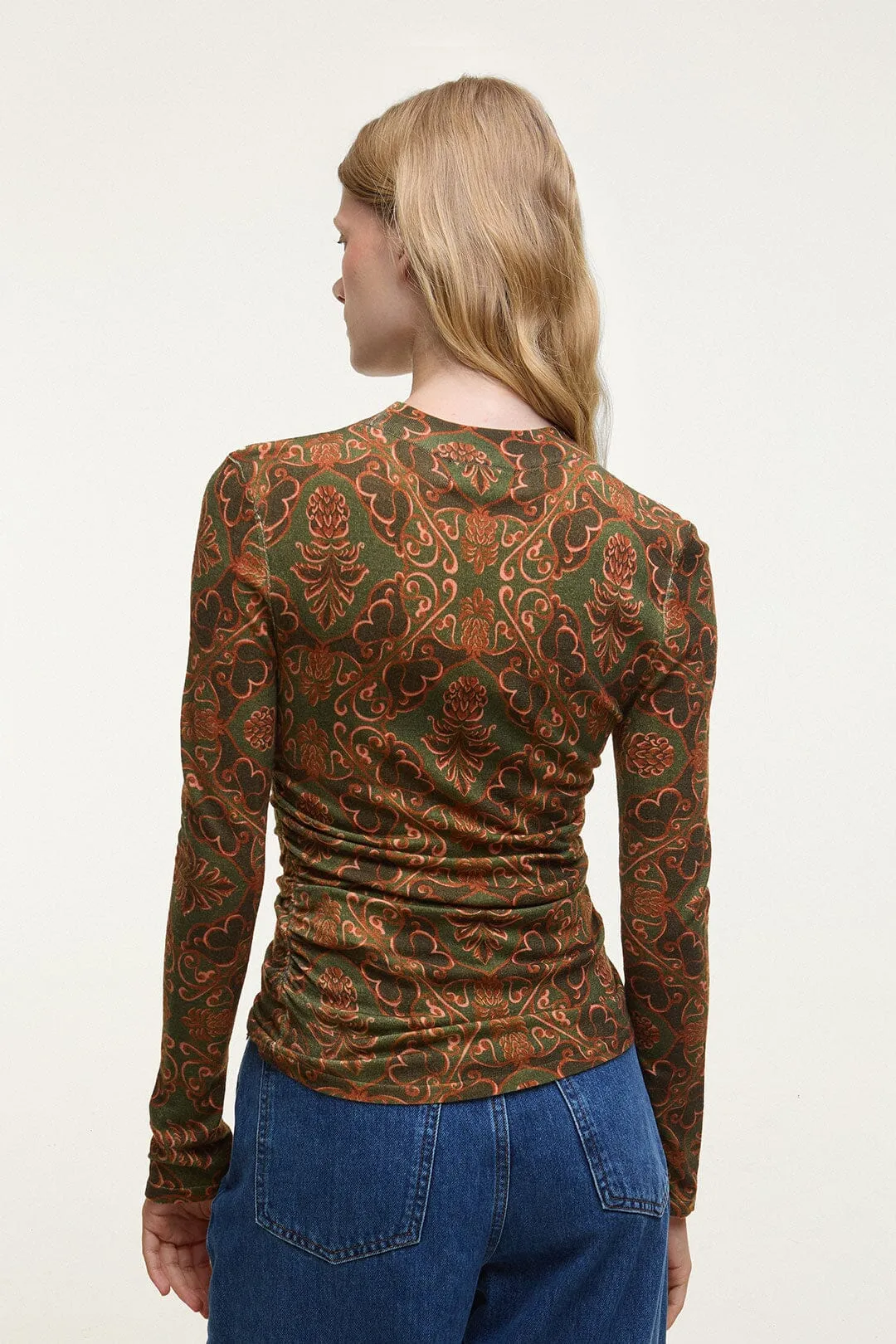 MoistureWickingMaterial Comfortable Sweater Luana Long-Sleeve Knitted Top