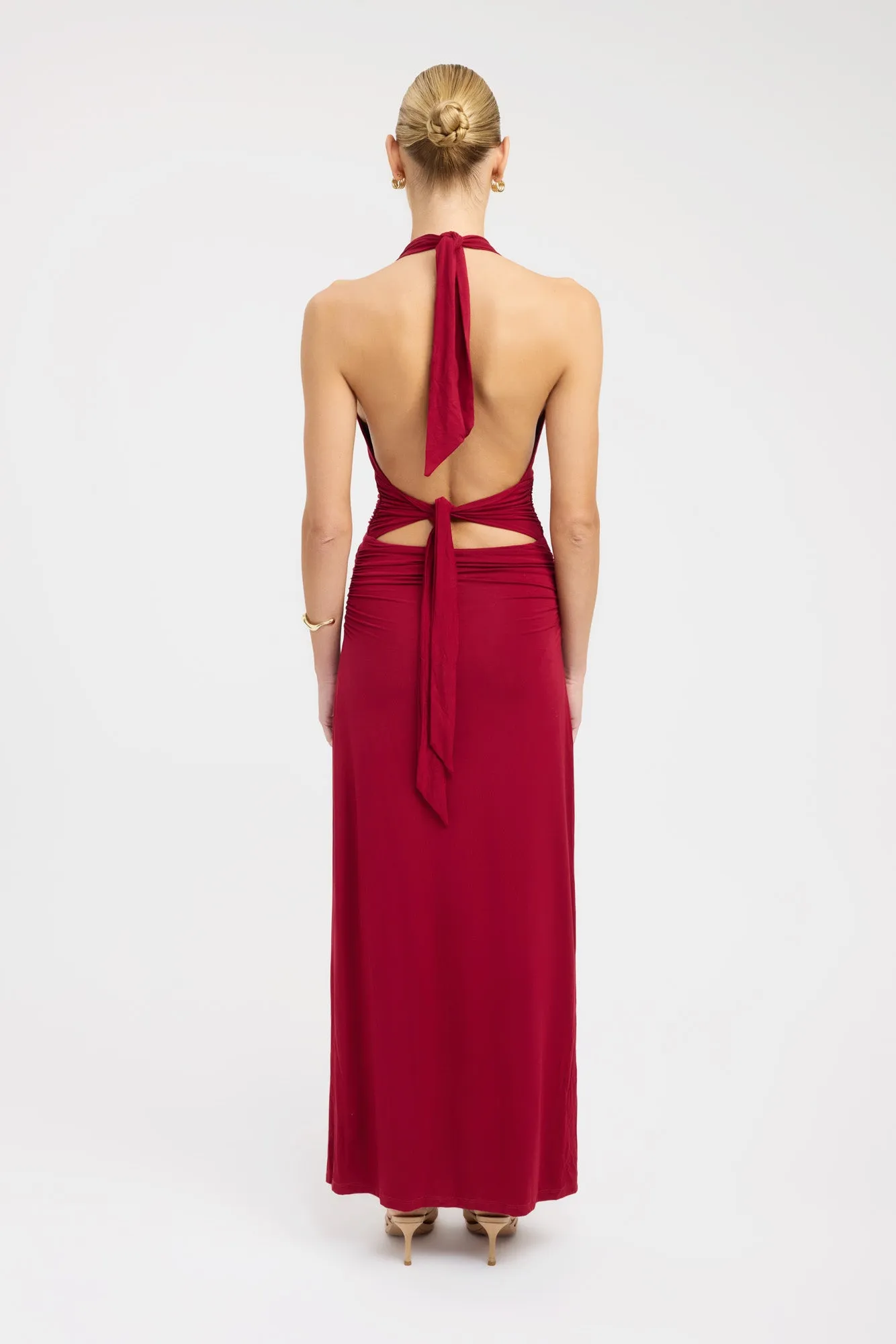Leni Maxi Dress Sculpted Form Balanced Light