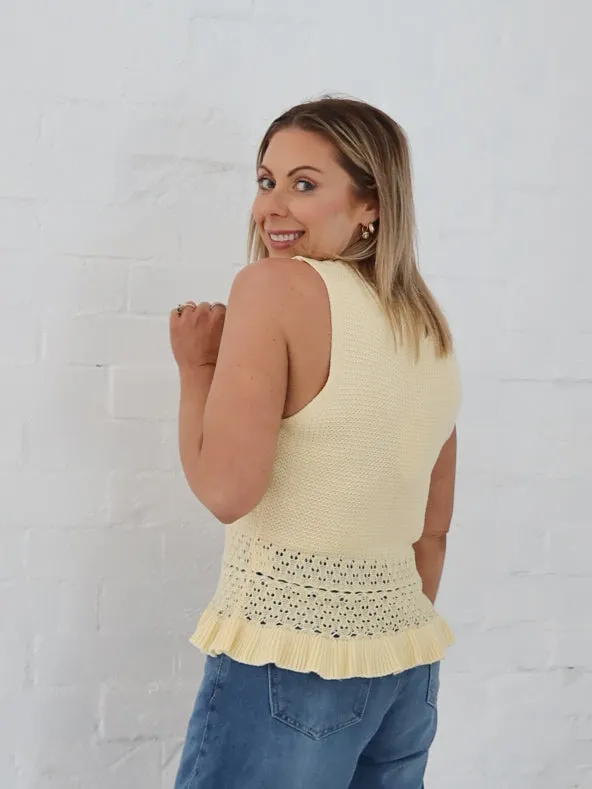 Skye Top- Butter Yellow Reliable Quality Security - enhancing