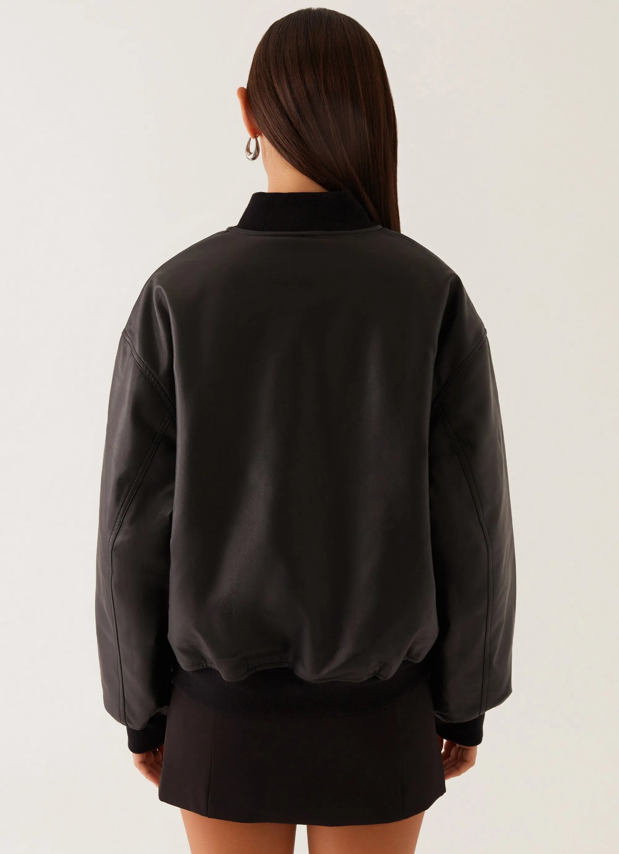 Lincoln Bomber Jacket - Black Ergonomic Mobility Cut