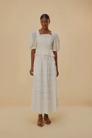 Off-White 3D Flower Midi Skirt Fresh Detail On-The-Go Outfit