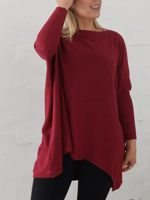 Scout Knit - Burgundy Fresh Look Smart Look