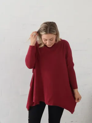 Scout Knit - Burgundy Double Layered AntiPilling Technology