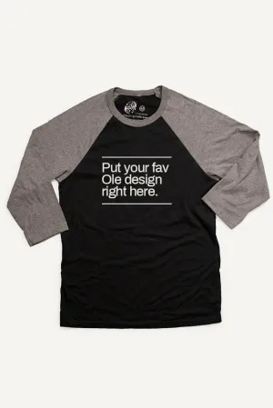 Double Stitched Hem Versatile Wardrobe Piece Made to Order Baseball Shirt (Unisex)