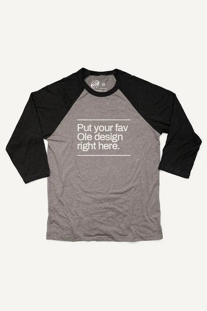 Bold Statement homecoming Made to Order Baseball Shirt (Unisex)