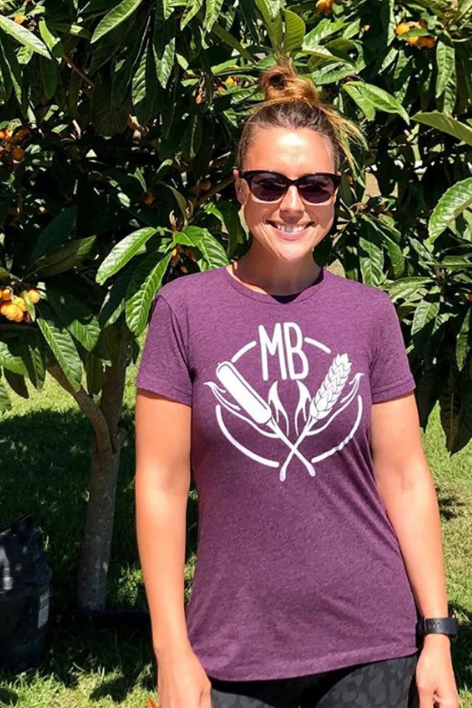 Manitoba "MB" T-shirt (Womens) Stretchable Armholes Flexible Cuff Design