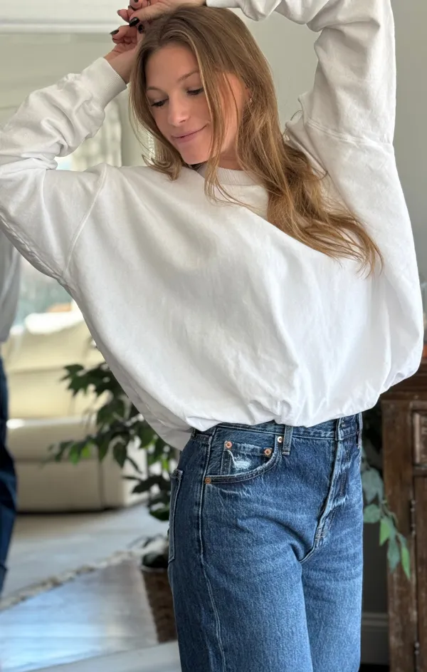 Mariah Bubble Sweatshirt Mediterranean Air Silent Mood