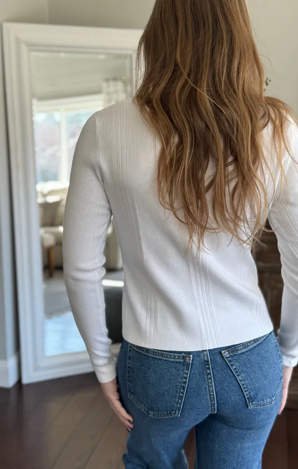 Marilyn Long Sleeve Cardigan Queen Glow Mediterranean Air