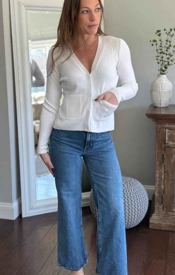 Marilyn Long Sleeve Cardigan AdjustableStraps