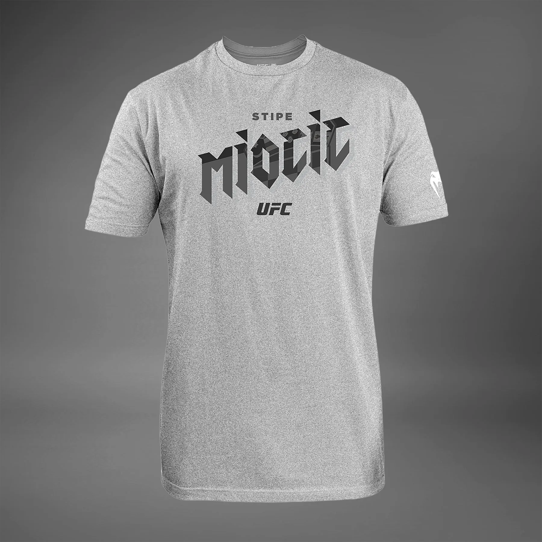 Men's UFC Unrivaled by Venum Heather Grey Stipe Miocic T-Shirt Relaxed Smart shopping