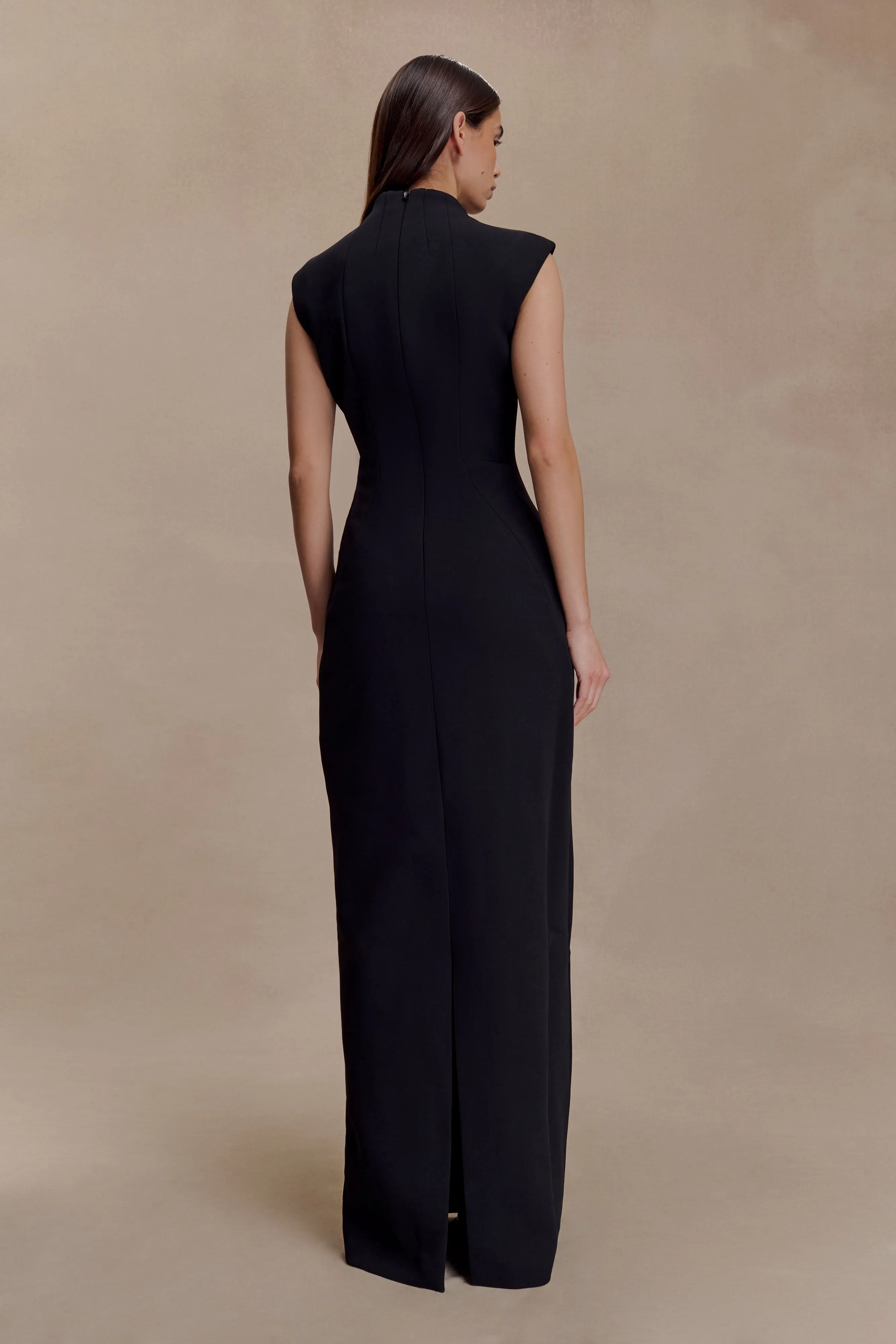 Michelle Cut Out Maxi Dress - Black Casual Vibes
