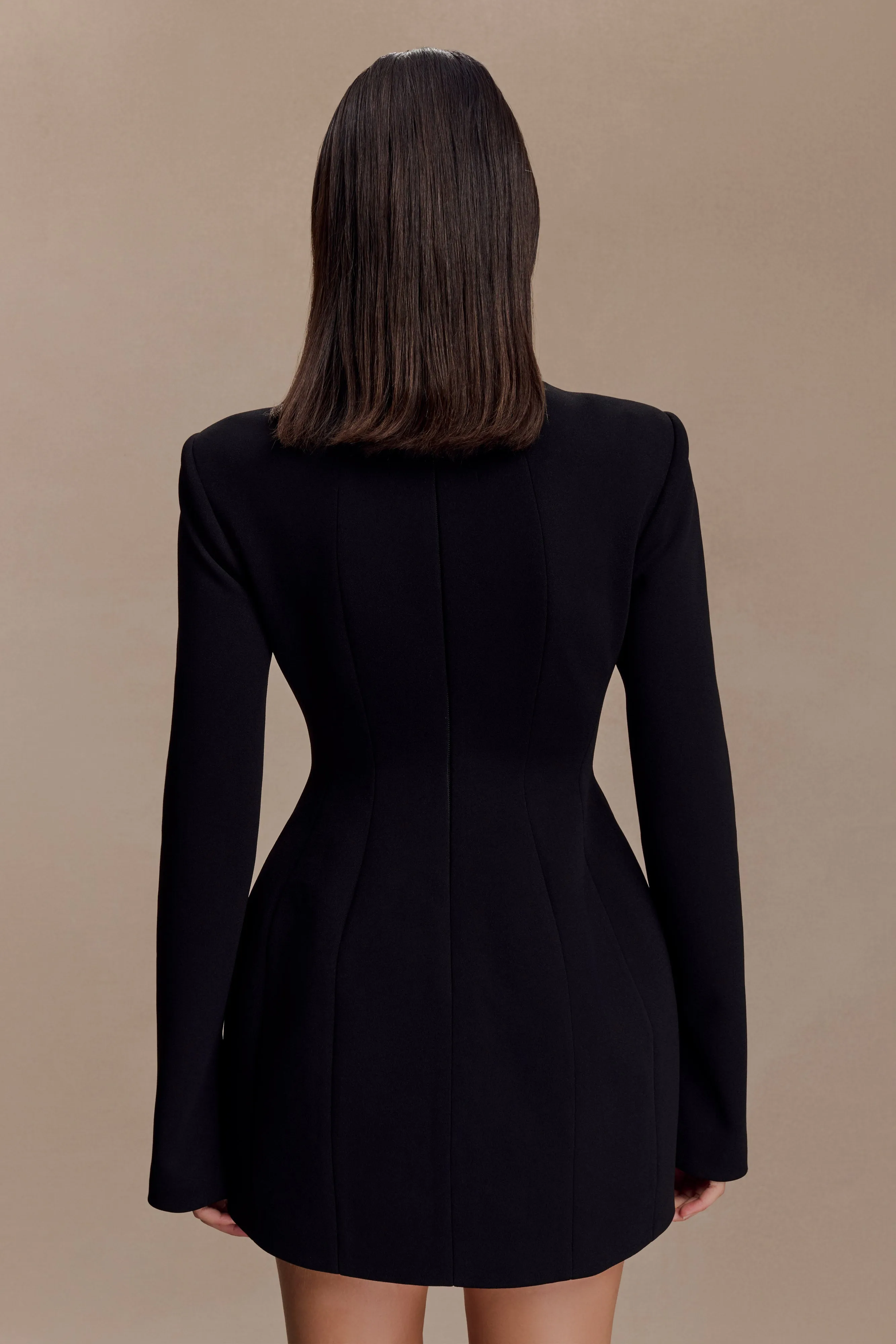 Youth Charm Michelle Cut Out Mini Dress - Black