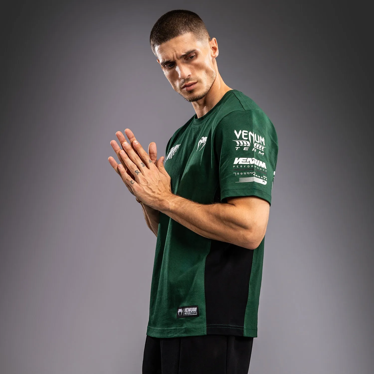 Venum Motorsport T-Shirt - Deep Forrest Fresh Outfit