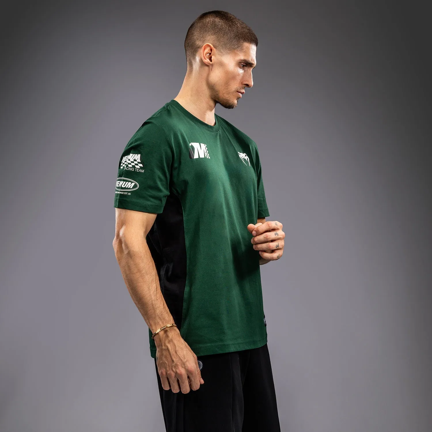 Venum Motorsport T-Shirt - Deep Forrest Relaxed Comfort Wear QuickDryTechnology