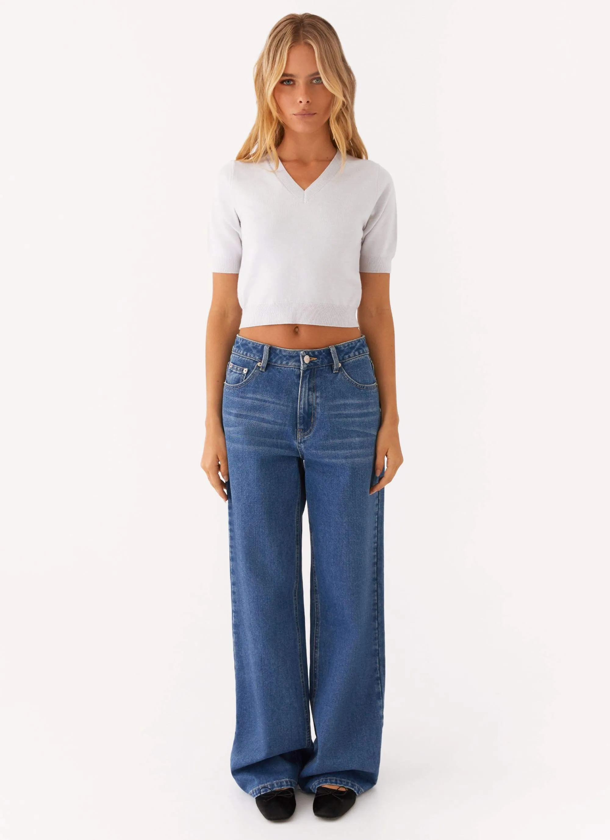 Office Warmth Recycled Fiber In The Beginning Short Sleeve Top - Grey