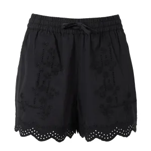 Damson Madder Blondey Shorts Black Embroidery Outdoor Essentials