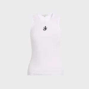 OdorResistant Treatment JW Anderson Anchor Embroidery Vest - White