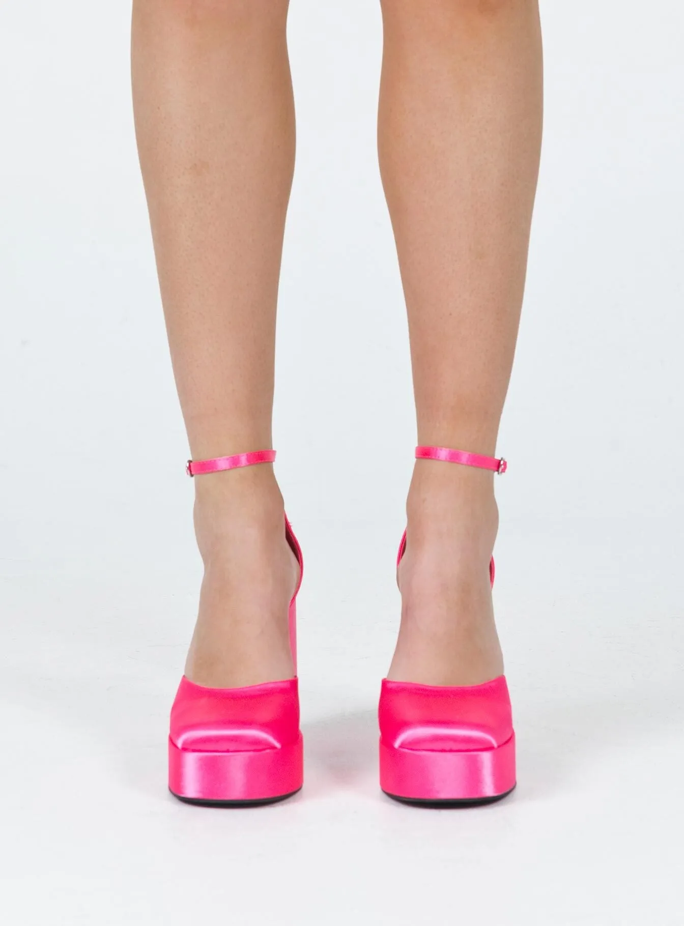 Vogel Platform Heels Pink Smart Pumps