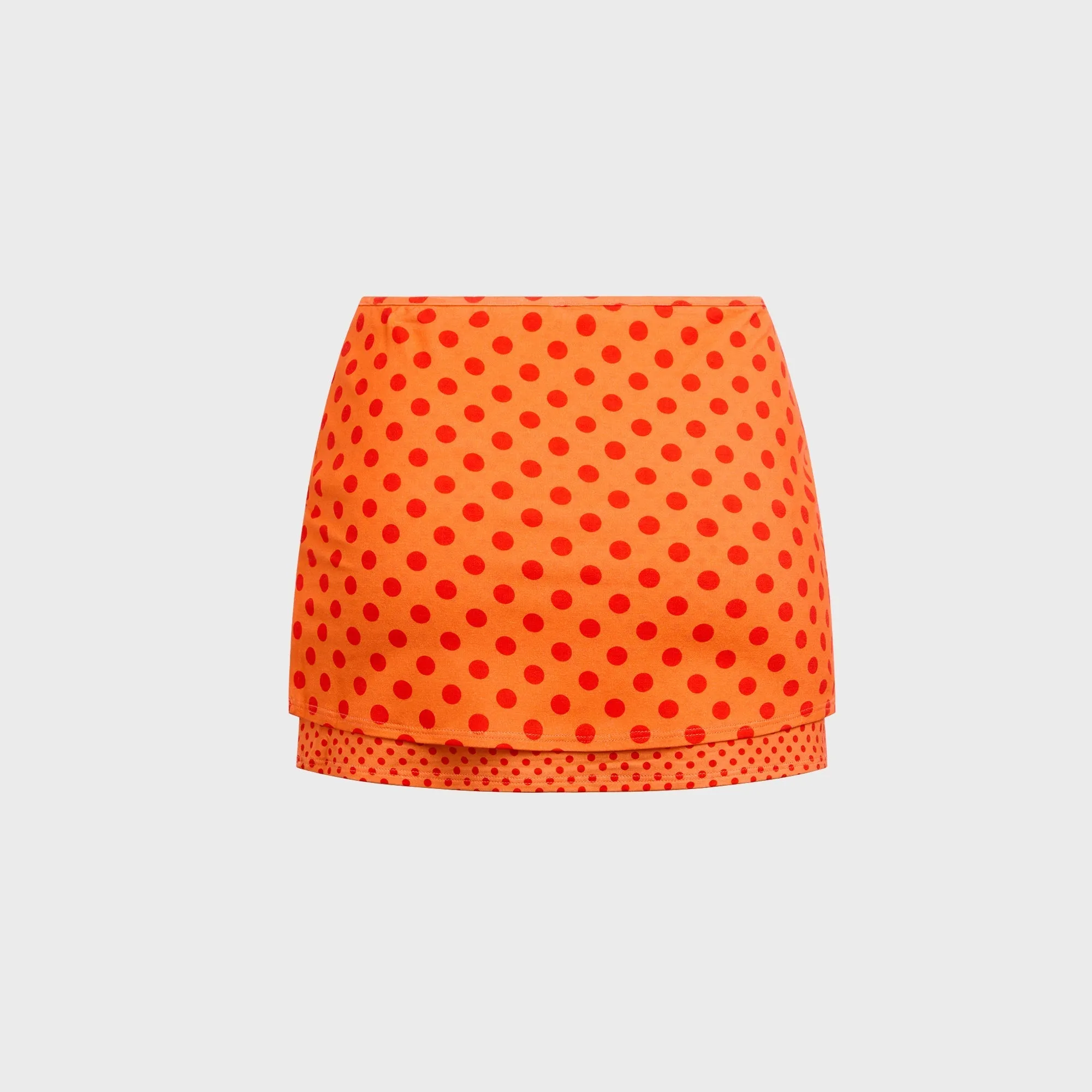 Smart Look Miaou Elektra Skirt - Red Polka Dot