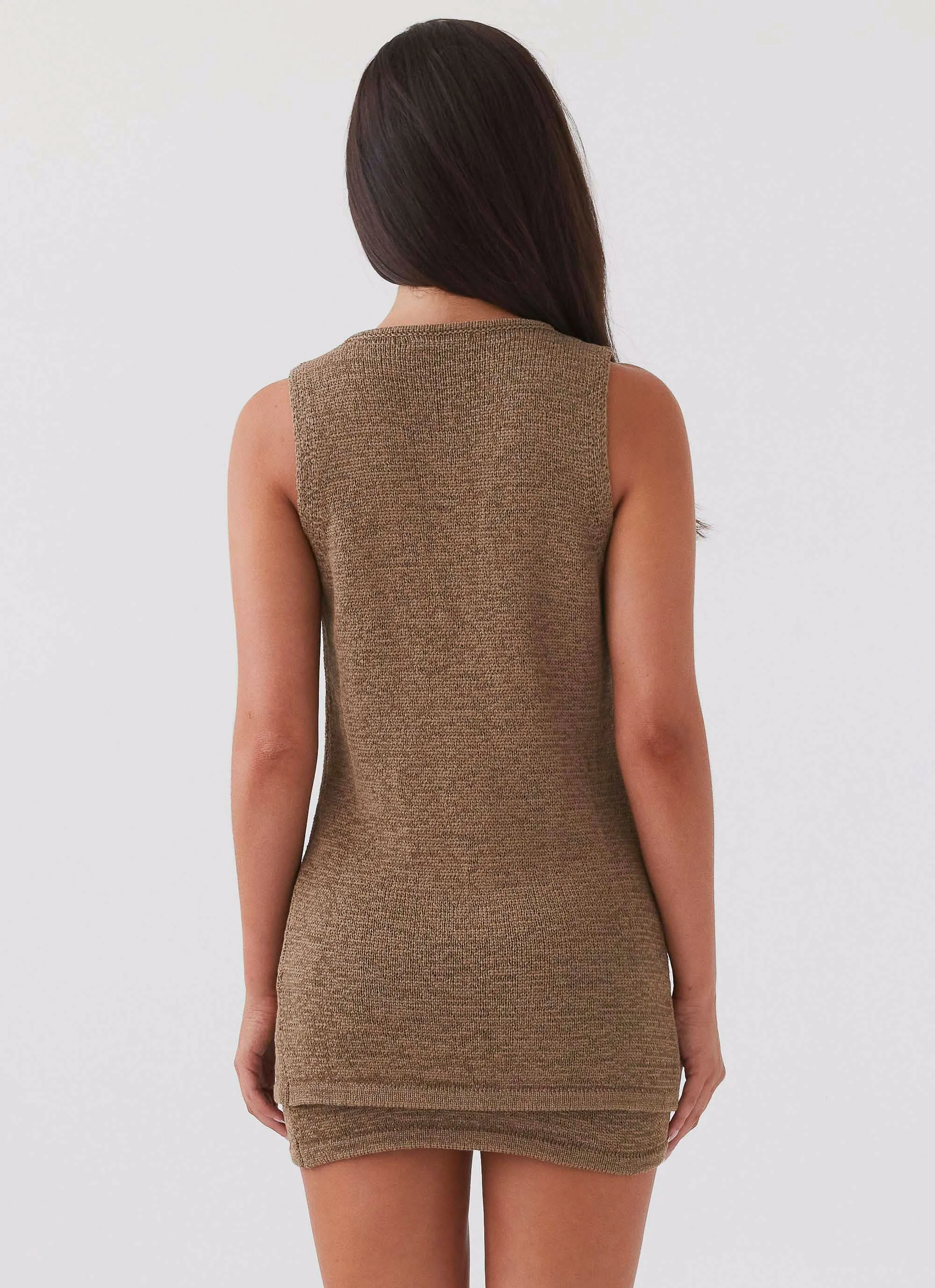 Thermoregulating Technology Capri Glow Knit Top - Khaki