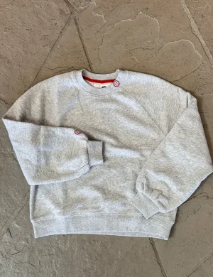 Smiley Face Sweatshirt, Heather Grey men goes with leggings