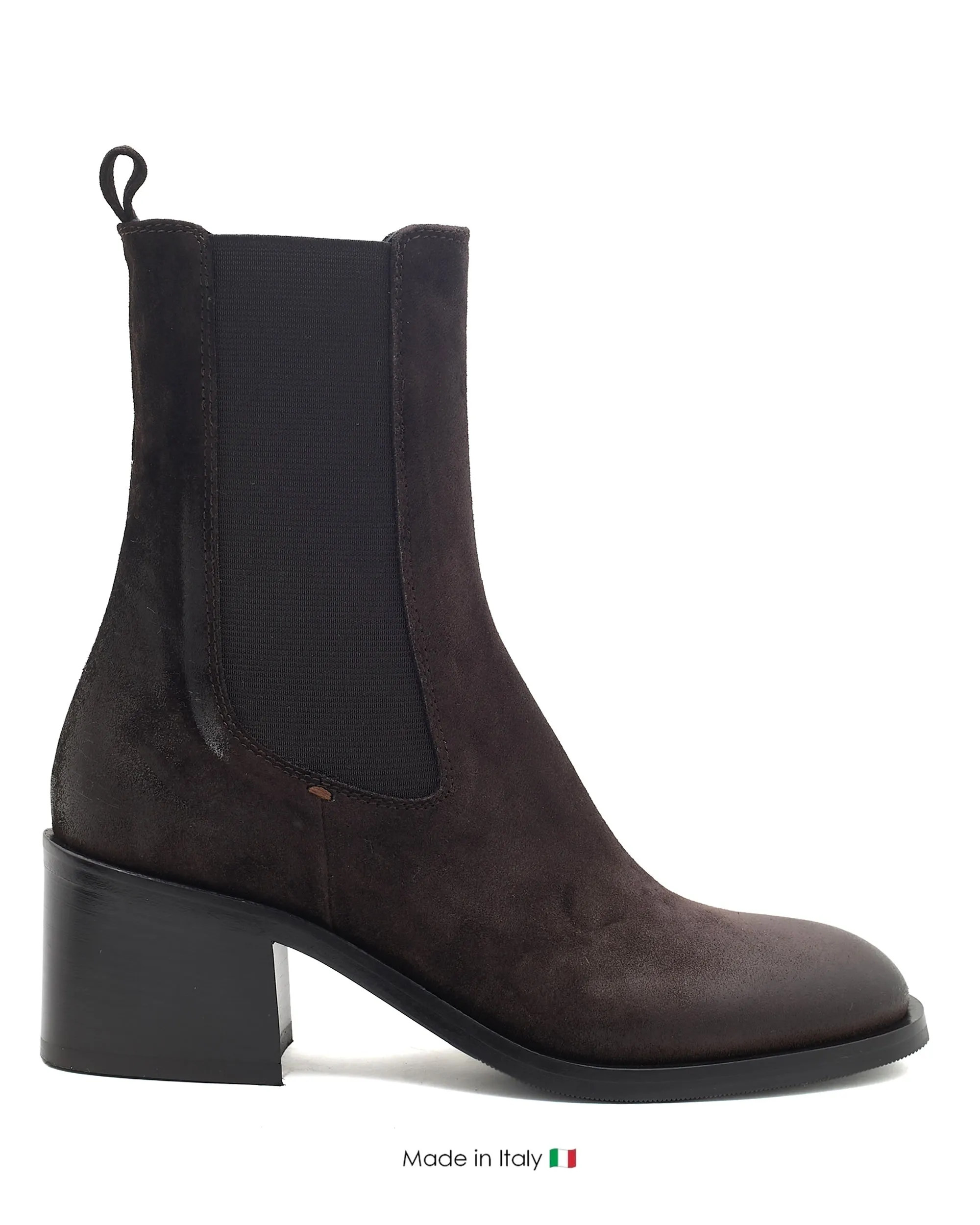 Scarlett Half Boot T. Moro Resilient Sole Chunk Heel