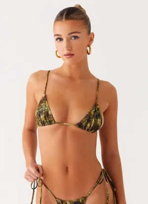 Durable Closure Soffa Bikini Top - Cyber Floral
