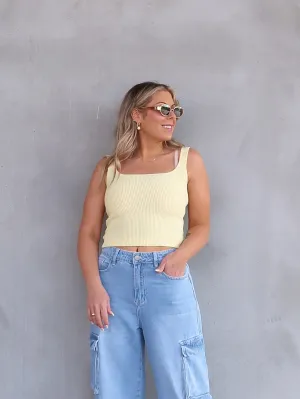 urban scene Exclusive Mona Singlet - Yellow