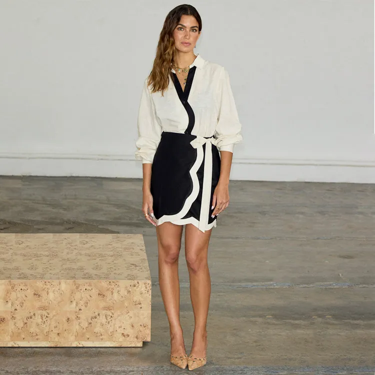 Mood Outfitboard Mono Scallop Mini Jaspre Skirt