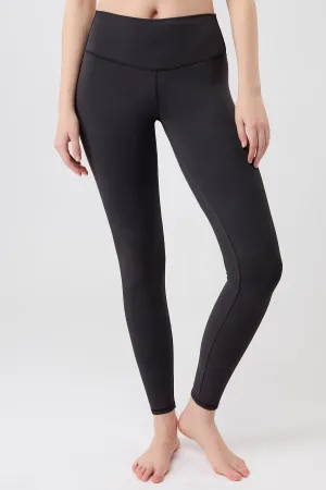 Stretch Feel Fitness Lover Studio Practice Monoprinted Tights - Monochrome