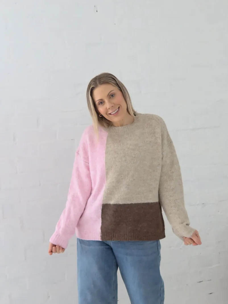 Daily Wear Off Duty Look Montana Knit- Pink