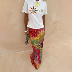 Iconic Style Denim style Morocco Dorris Skirt