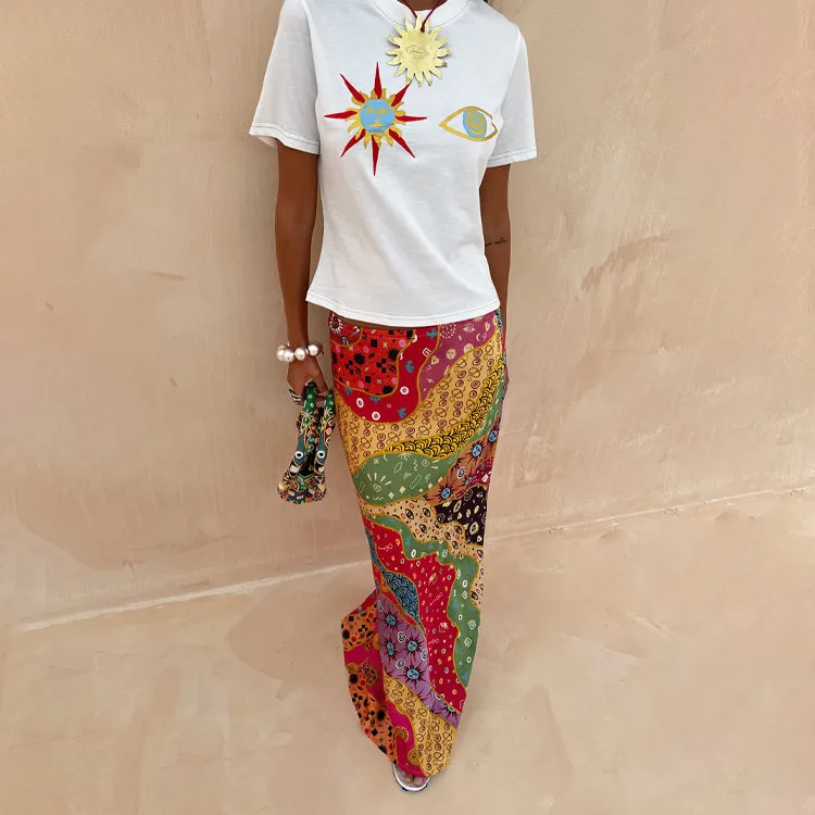 Iconic Style Denim style Morocco Dorris Skirt