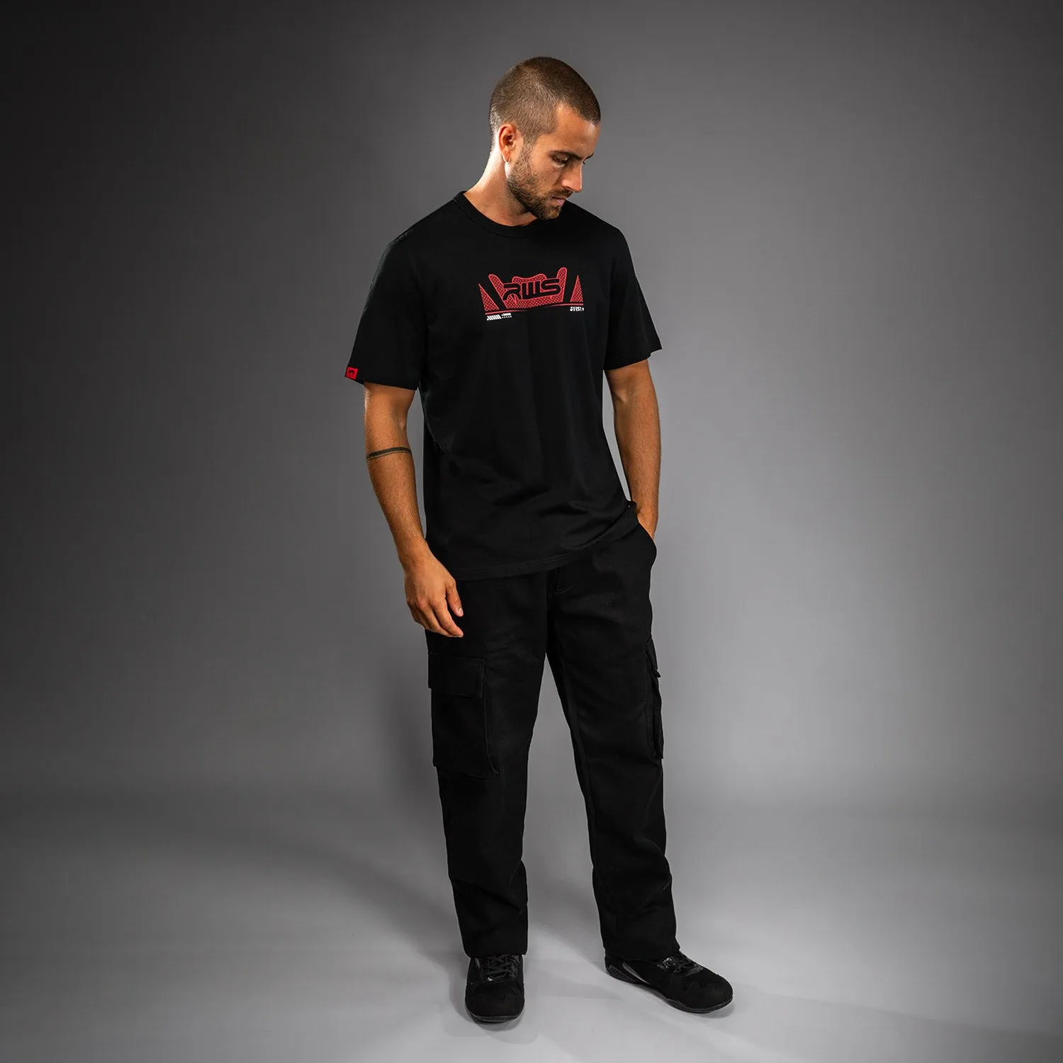 Soft Lining Versatile Comfort Style Venum x RWS 2.0 T-Shirt - Black/Red