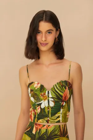 clean look Multicolor Botanical Forest LENZING? ECOVERO? Euroflax? CropTop