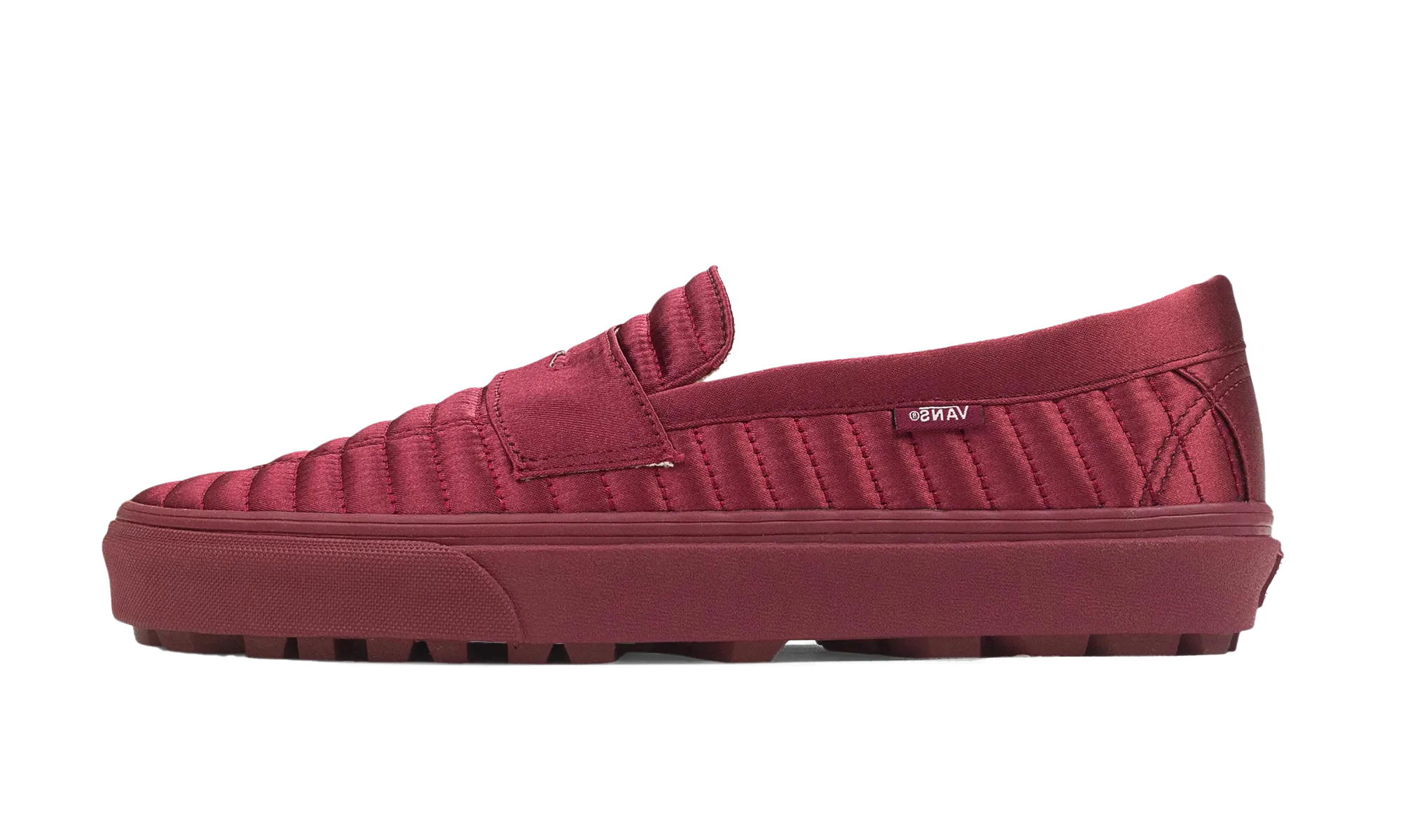 Stretch Laces PADDED SLIP-ON LOAFERS "Red"