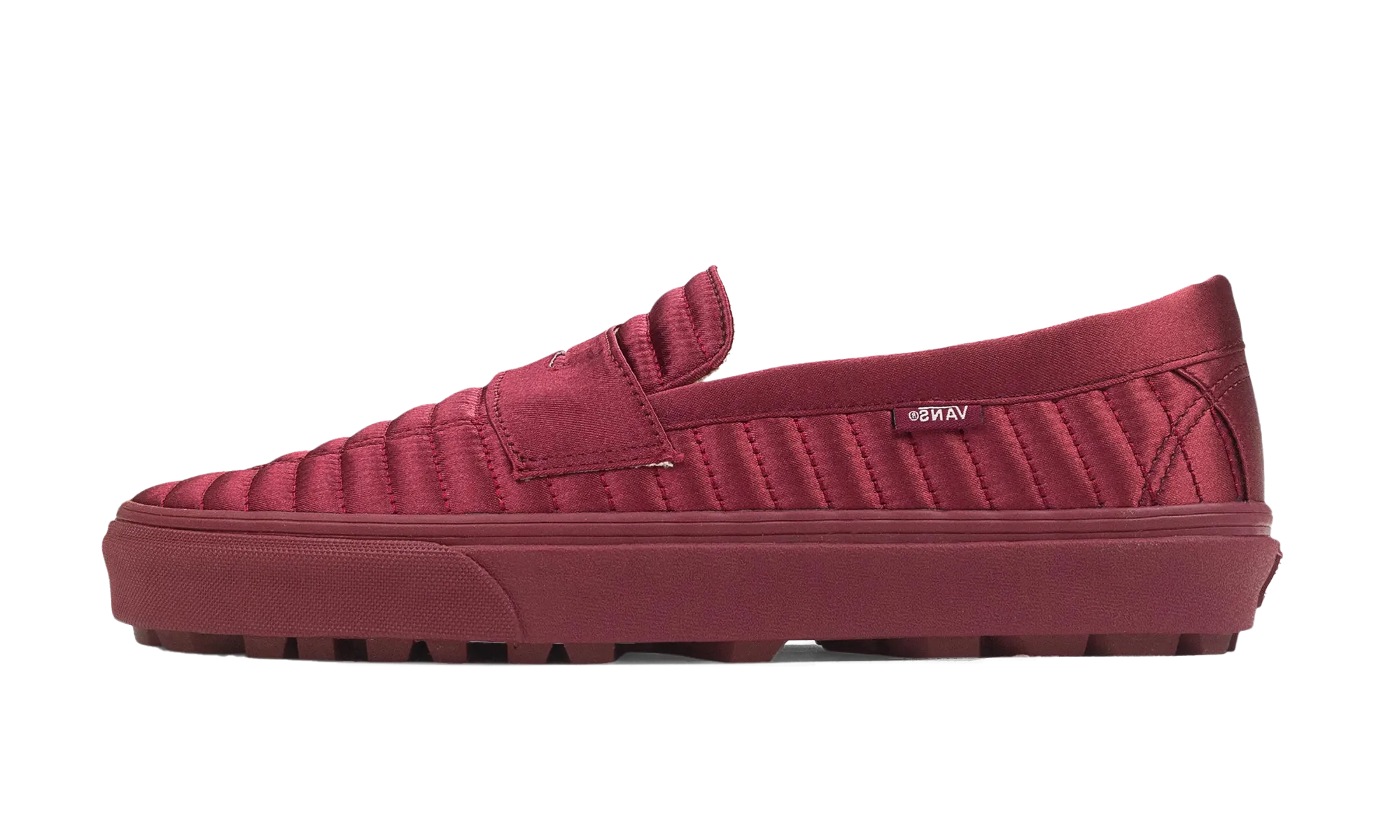 City Step Breath Option PADDED SLIP-ON LOAFERS "Red"